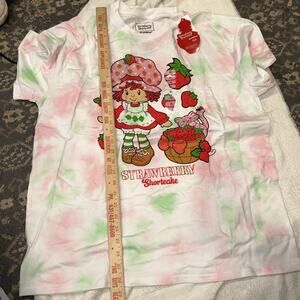 Strawberry Shortcake Isaac Morris Berry Cute Adult Size XL T-shirt Tie Dye NWT